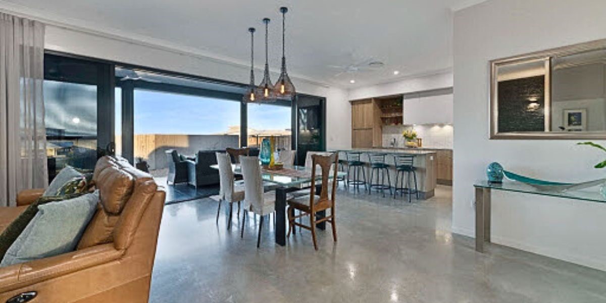 polished concrete flooring